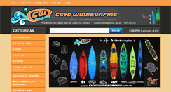 Desktop Screenshot of cuyowindsurfing.com.ar