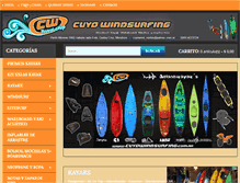 Tablet Screenshot of cuyowindsurfing.com.ar